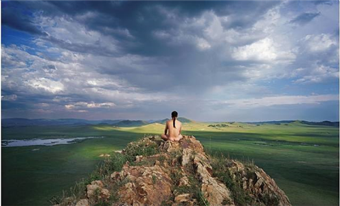 Man And Sky As One Series 2 - Trance by  Cang Xin