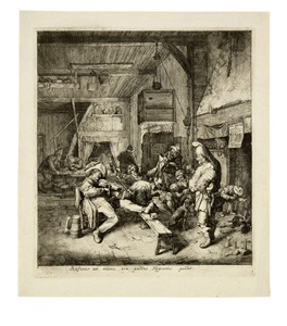 der violinspieler in der kneipe by cornelis dusart