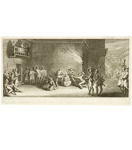 la grande passion. folge von 6 blatt radierungen by jacques callot